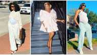 Maternity fashion: Kiekie shows how to slay pregnant looks in 5 photos