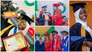 Young Nigerian lady emerges overall best student of her faculty, gets presented award by Osun state governor