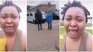 "I want to go home": Nigerian woman abroad says her husband abandoned her, cries in video to be deported
