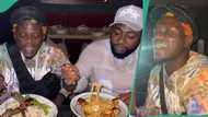 Davido takes Portable out on dinner date as clips of them linking up in Atlanta trends, fans react