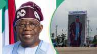 BREAKING: World's largest canvas painting portrait of President Tinubu unveiled, video trends