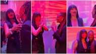Rihanna screams in excitement, blushes hard as she meets Nigerian singer Tems for the first time