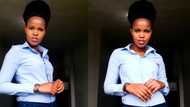 Lady gets big job, 'tensions' people with photos of 1st day at work