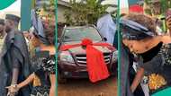 Bride bursts into tears as groom unveils her brand new car on wedding day, video melts hearts