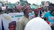 Matasan Najeriya sun yi gangami har fadar shugaban kasa Buhari kan shirin N-Power