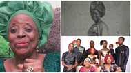 Yoruba actress Iya 2d shows off grandkids, shares throwback photo from her wedding day 53 years ago