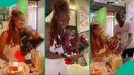 "I've never received one": Lady celebrates birthday with first-ever bouquet, video melts hearts