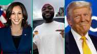 US election: Davido excitedly casts vote as America anticipates next president, "First time voter"