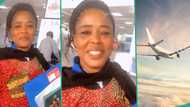 Nigerian woman travelling abroad for Omugwo changes her accent at airport, speaks like Oyinbo people