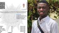 Brilliant boy scores 8 A1's in 2021 WAEC, photo of his amazing result generates reactions online