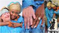 Oyinbo man celebrates 5th wedding anniversary with African woman after many said it wouldn't work, shares pic