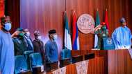 Hotunan yadda ministoci 11 suka halarci zaman majalisar zartaswa da shugaba Buhari ya jagoranta