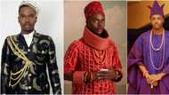 The lipgloss boy: Nigerian fashion influencer shows he's king of red carpet in 6 regal looks