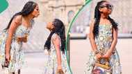 Beautiful photos, videos as Davido's Sophia and Imade take Paris in matching fits: "They look like sisters"