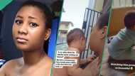 "He is a riverine boy": Nigerian mum explains why son barely wears clothes, video goes viral online