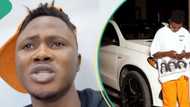 "Help me, my car is on fire": TikToker Oloba Salo cries out as he loses whip to inferno