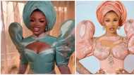 Fashion lovers appreciate lady's recreation of Tacha's look: The assignment was understood