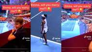"Emma, will you marry me?" Little boy proposes to tennis star during match, video goes viral on TikTok