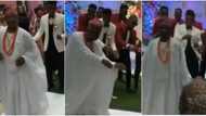 Groom's father "scatters" dance floor with swag and amazing dance steps, sends guest screaming in cute video