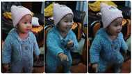 Little girl dances and have fun in the living room, people say her dance alert video likely new trend
