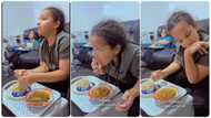 "Chop life": 2 oyinbo boys try fufu for the first time, rolls it with two hands