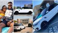 Davido’s big brother Adewale Adeleke surprises wife with brand new Range Rover on her birthday