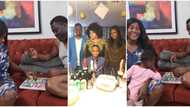 Mercy Johnson unmoved, plays Ludo game as photos of grownup stepchildren, hubby's ex-wife trend online