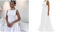 Fashionista Temi Otedola steps out for movie premiere in pristine white dress worth over N100k