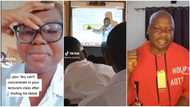 "God did": After seeing her lecturer's funny TikTok video, female student finds it hard to focus in his class