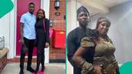 Nigerian lady celebrates eight years of love as relationship blossoms into marriage