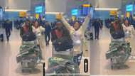 "I tap into this": Wife excitedly hugs husband who joins her in UK, video goes viral on TikTok