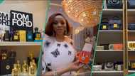 Shade Okoya takes netizens on a tour of her luxurious walk-in closet, filled with array of designer items