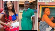 "Pregnancy na your mate?" Lady becomes unrecognisable as she fell pregnant, video of body changes goes viral