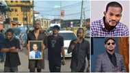 Uche Maduagwu obstructs traffic as he & others hit the street to mourn BBNaija’s Rico Swavey, video trends