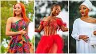 Ghanaian actress Akuapem Poloo celebrates 33rd birthday in corset dress, shows off cute legs