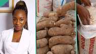 "This is worth more than gold": Mum sends her daughter bags of beans, tubers of yam, rice and onions