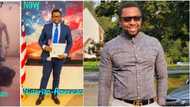 Nigerian man who recently got US citizenship finally shares story behind 1997 photo of him pushing wheelbarrow