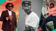 Olamide gets young man signed to Zlatan Ibile's fashion label as birthday gift, netizens go wild