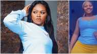 "So she has worked on her body": BBNaija's Tega rocks skintight shorts, whines tiny waist like snake in video