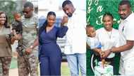 He knows how to pamper my hair: John Dumelo turns hairdresser for his wife in video, Nadia Buari, others react