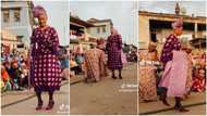 "She's beautiful": Tall lady in high heels wows many people on her wedding day, dances in video