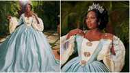 Nigerian Cinderella: Actress Mo Bimpe stuns in fairytale photos for her first birthday as a Mrs