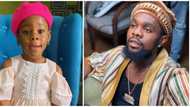 Too cute: Patoranking's daughter Wilmer melts hearts with her birthday song for singer