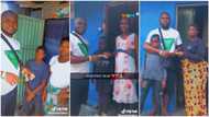 3 kids who picked money at party & wanted to help their mothers receive more blessings in video