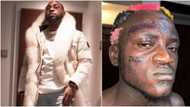 "Zazu show your face": Davido hails Portable as he reposts his new tattooed face, fans drop mixed reactions