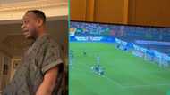 Nigerian couple's hilarious support for Super Eagles in AFCON semi-final trends, people react