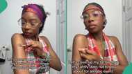 Young Nigerian lady uses makeup to hide her tattoo from her family, video generates buzz