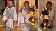 "John The Baptist": Mum shocked after finding son in bathroom with toy, as he baptises it in viral video