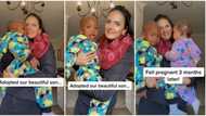 "Treat him well": Mum gets pregnant, gives birth after adopting orphan, video goes viral