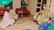 "Who is truly emir of Kano?": Reactions as Sanusi visits Buhari's family